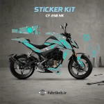 کیت استیکر CFMOTO CF250NK طرح Nardo Grey